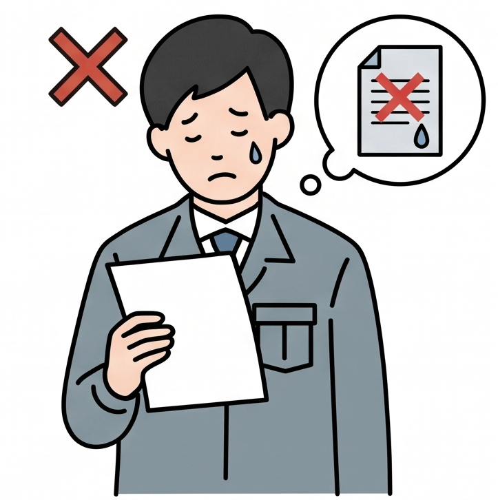 過去に申請して不採択