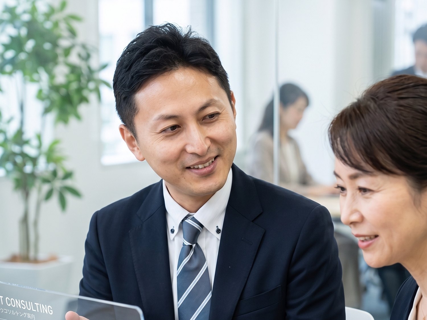 クライアントと共に考えるミーティング